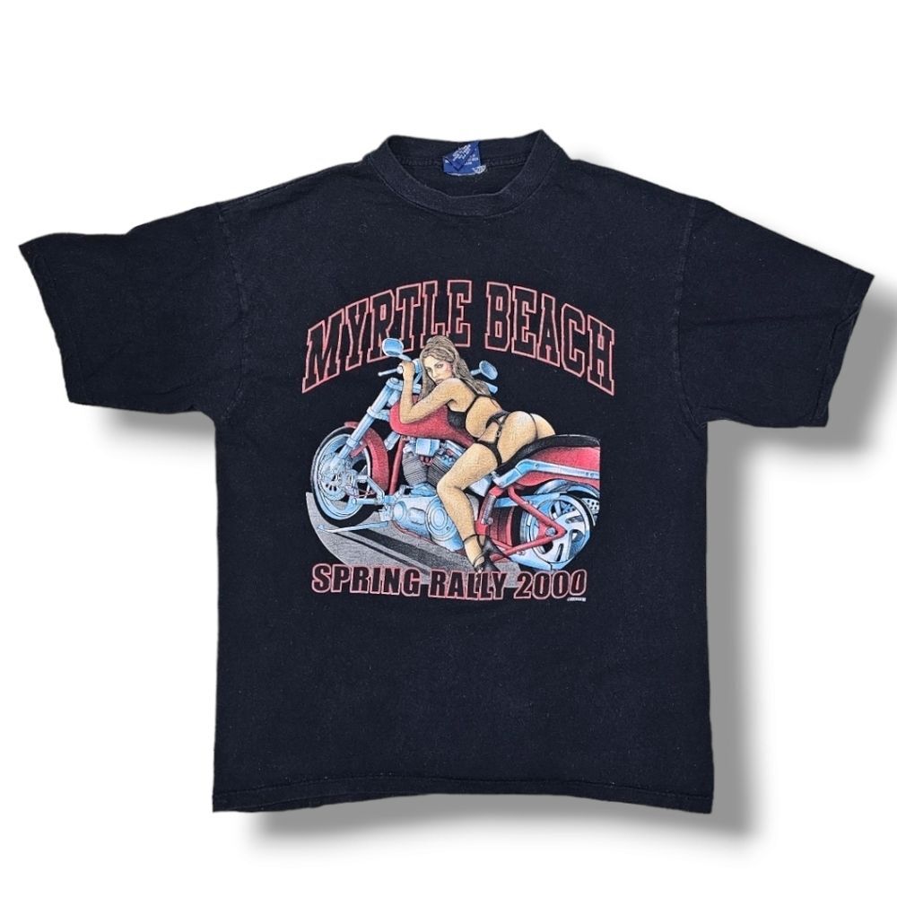 VINTAGE BUM SPRING RALLY BIKER SHIRT